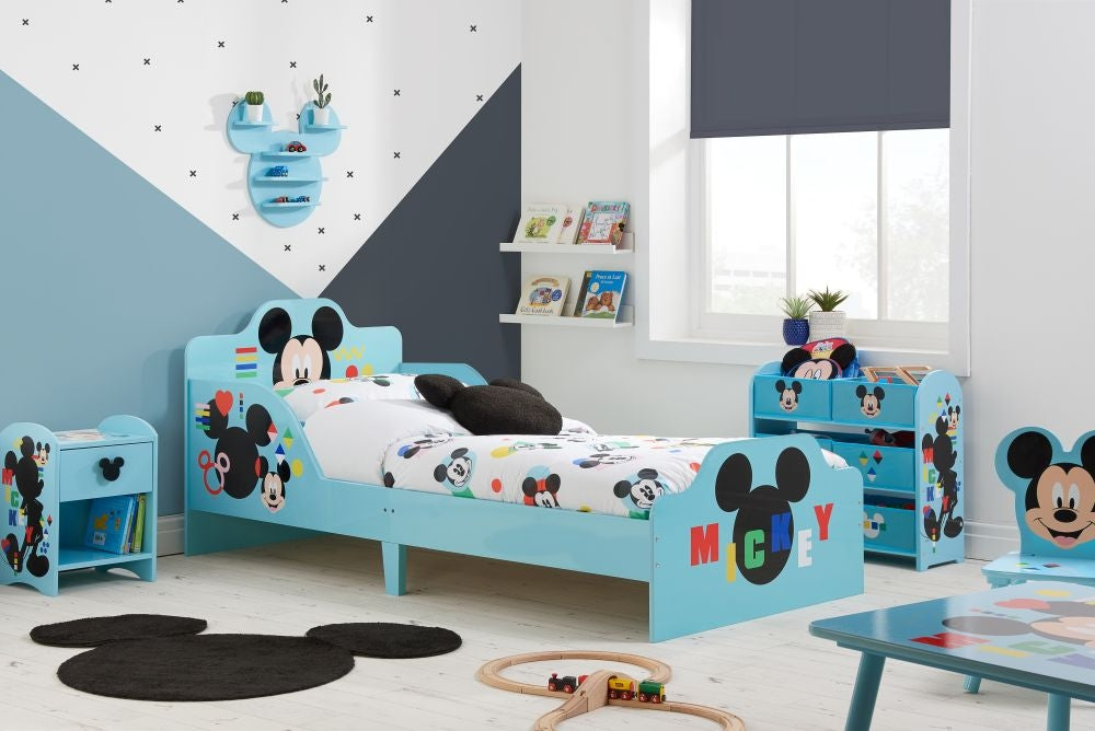 Disney Mickey Mouse Blue 3ft Single Bed