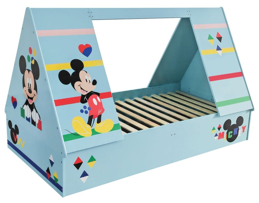 Disney Mickey Mouse Blue 3ft Single Tent Bed