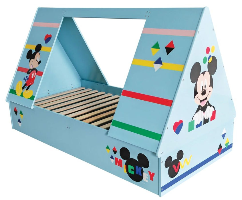 Disney Mickey Mouse Blue 3ft Single Tent Bed