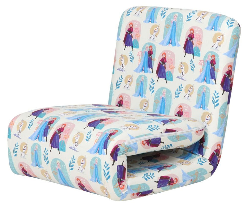 Disney Frozen Multi Coloured Fabric Fold Out Bed Chair