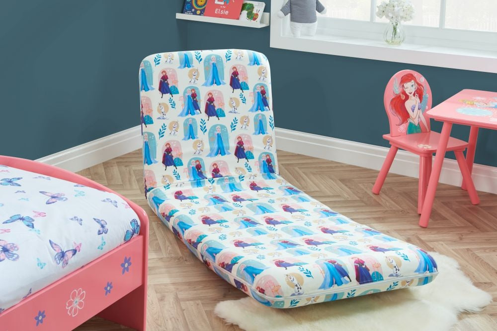 Disney Frozen Multi Coloured Fabric Fold Out Bed Chair
