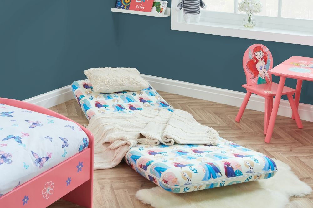 Disney Frozen Multi Coloured Fabric Fold Out Bed Chair