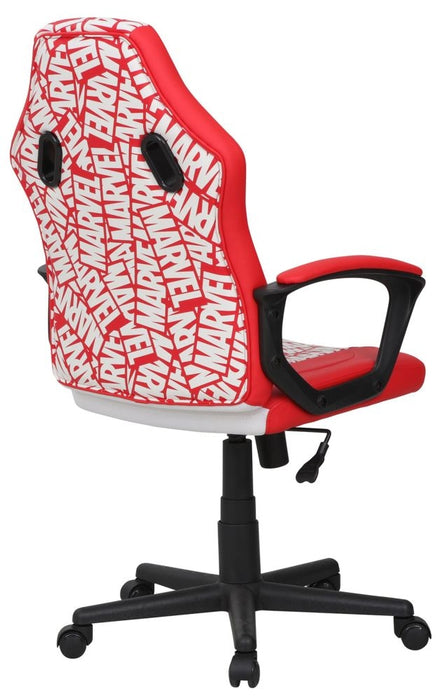 Disney Marvel Red Faux Leather Gaming Chair