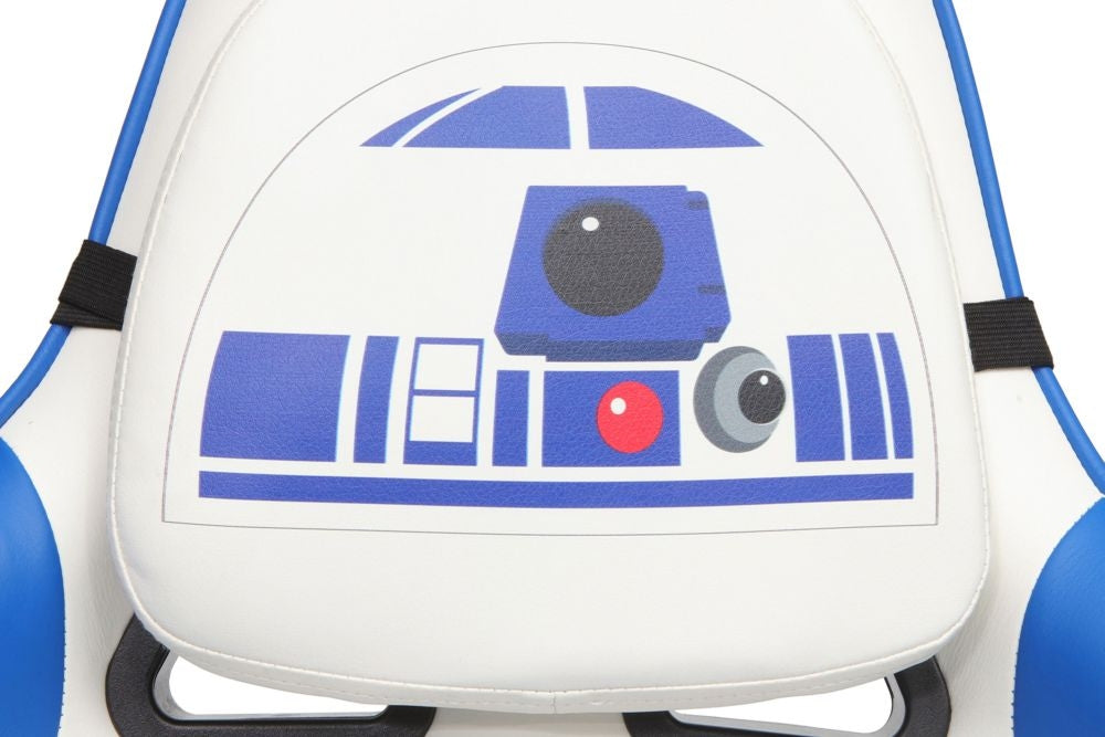 Disney R2D2 Hero Blue and White Faux Leather Gaming Chair