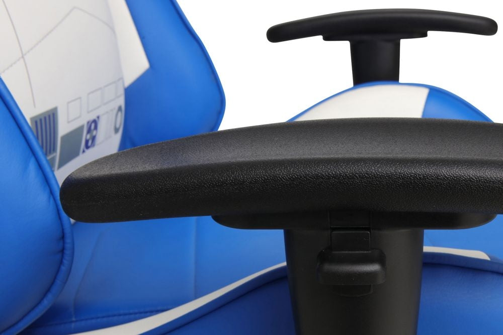 Disney R2D2 Hero Blue and White Faux Leather Gaming Chair