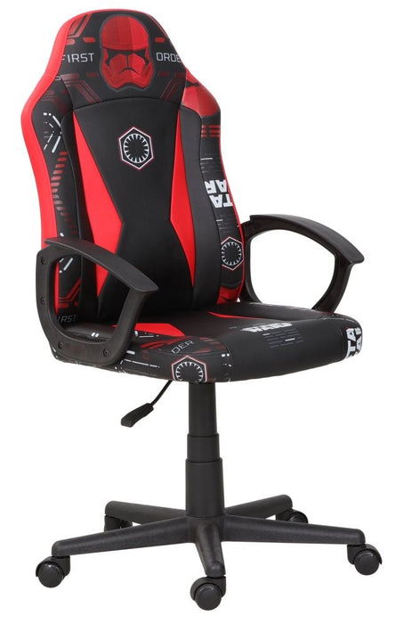 Disney Sith Trooper Patterned Black Faux Leather Gaming Chair