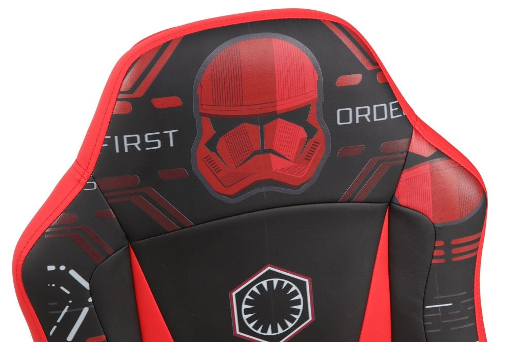 Disney Sith Trooper Patterned Black Faux Leather Gaming Chair