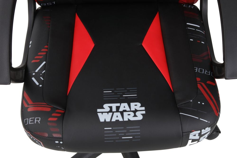 Disney Sith Trooper Patterned Black Faux Leather Gaming Chair