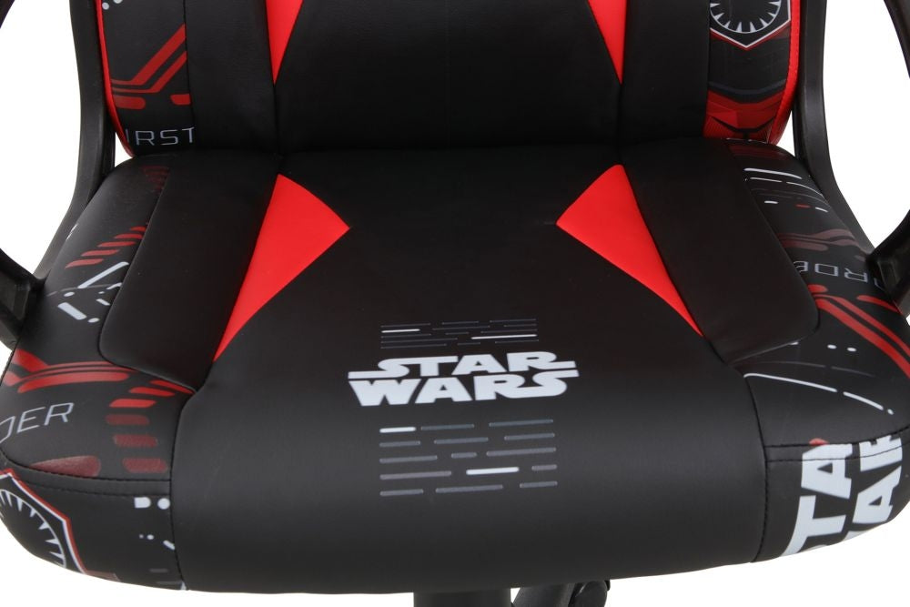 Disney Sith Trooper Patterned Black Faux Leather Gaming Chair