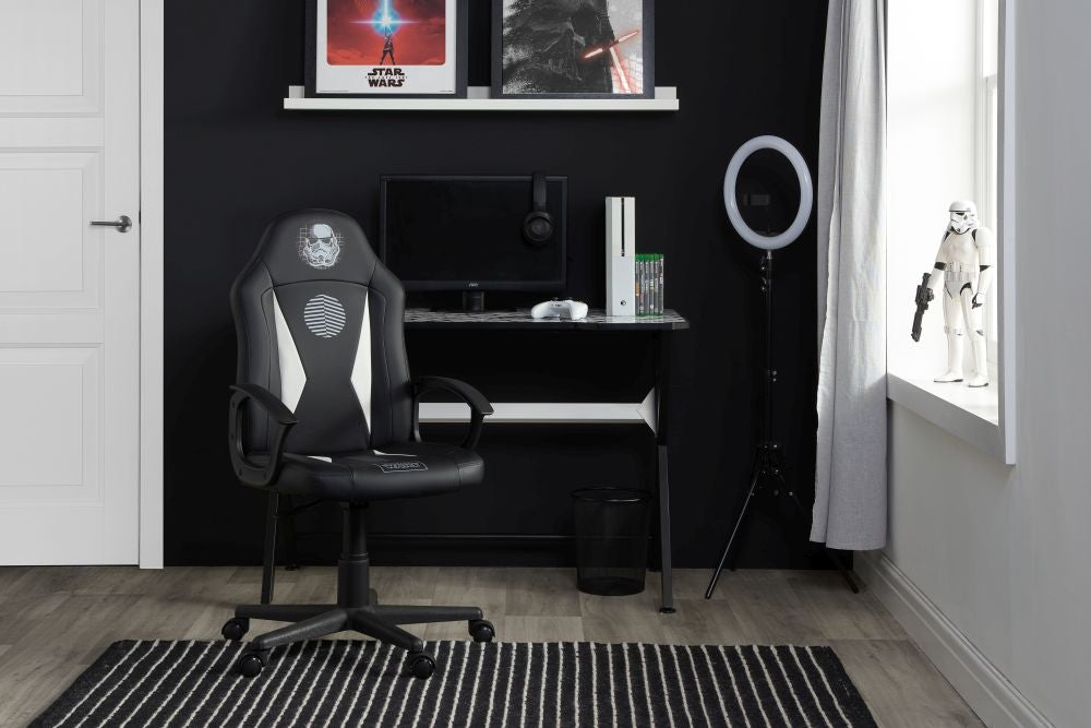 Disney Stormtrooper Black Faux Leather Gaming Chair