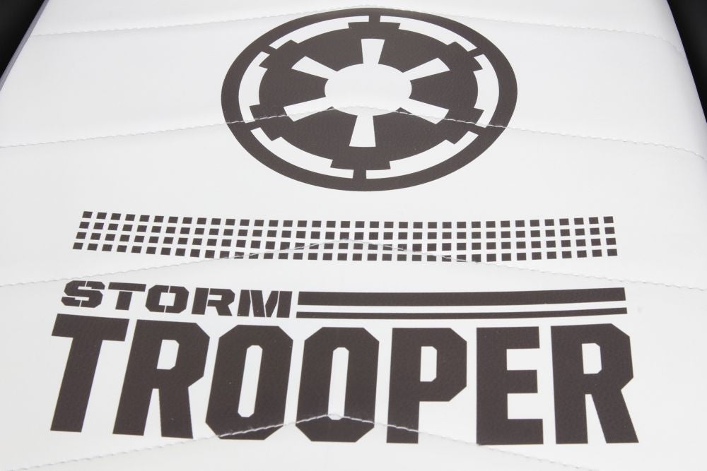 Disney Stormtrooper Hero White Faux Leather Gaming Desk