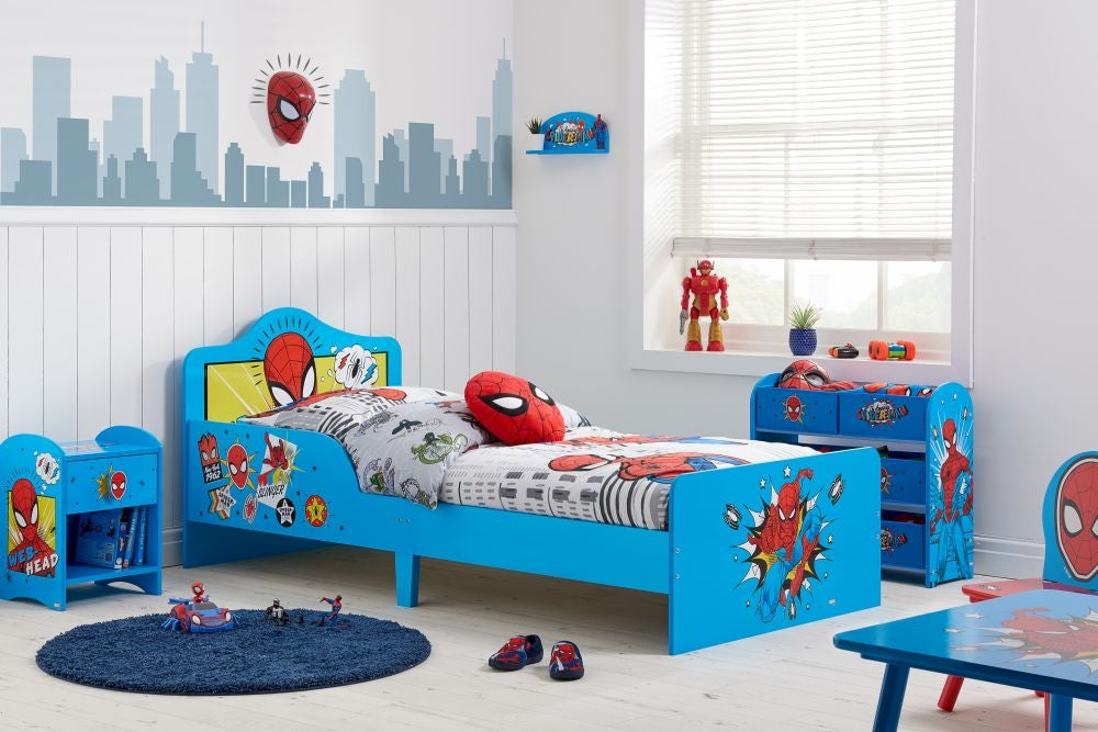 Disney Spider Man Blue Wall Shelf