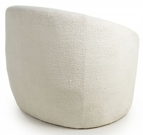 Petra Boucle Vanilla White Tub Chair
