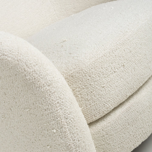 Petra Boucle Vanilla White Tub Chair