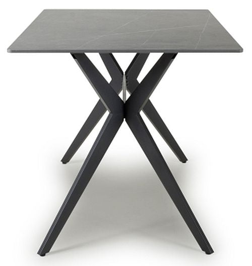 Timor Grey Sintered Stone 120cm Dining Table