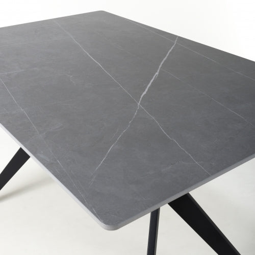 Timor Grey Sintered Stone 120cm Dining Table
