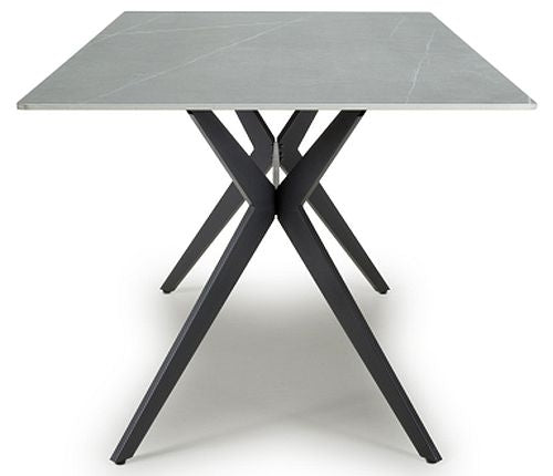 Timor Grey Sintered Stone 160cm Dining Table