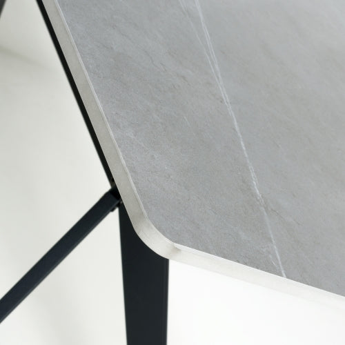 Timor Grey Sintered Stone 160cm Dining Table