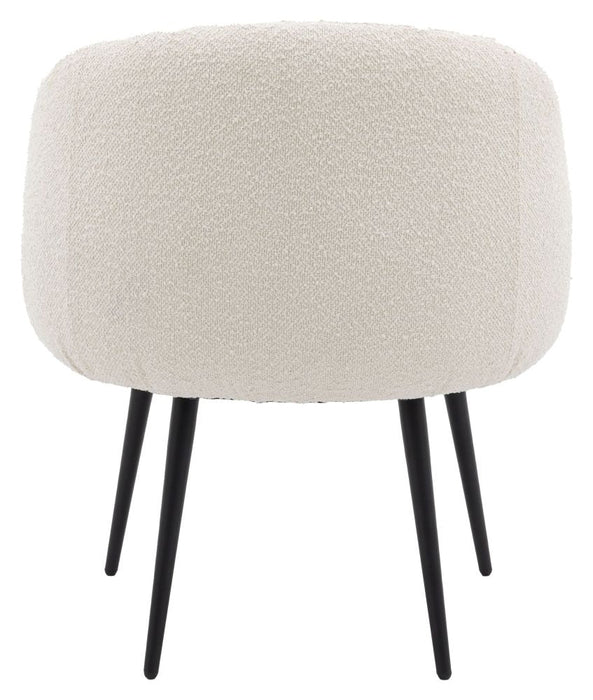 Bugatti Off White Fabric Tub Chair