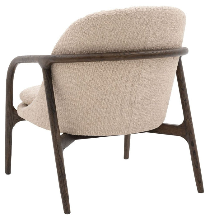 Alegra Taupe Fabric Armchair