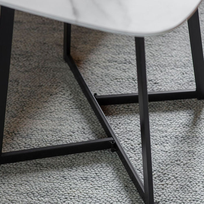 Arkansas Light Oak Effect Square Side Table