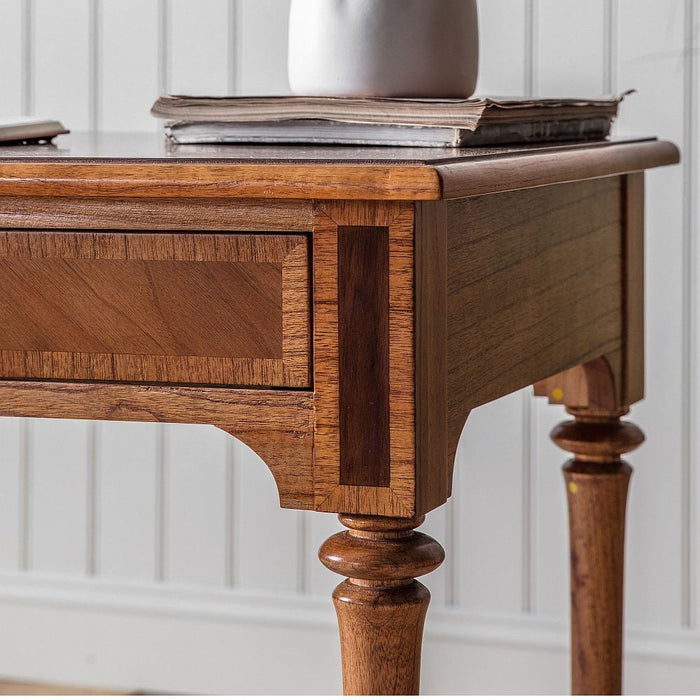 Symphony Mindi Wood Writing Desk - 2 Drawers