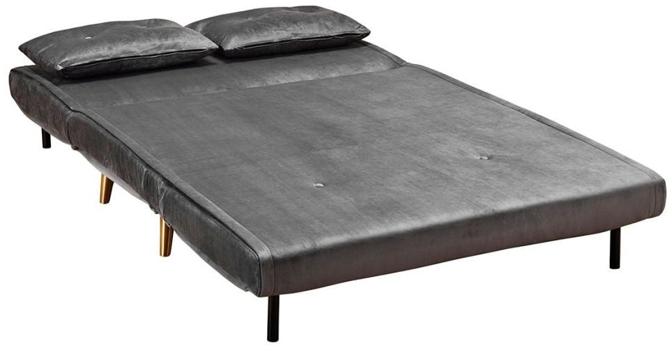 Madison Grey Plus Velvet Sofa Bed