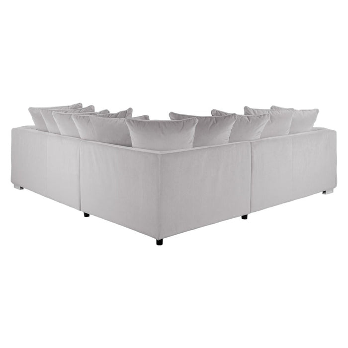 Ankara Silver Large Corner Sofa