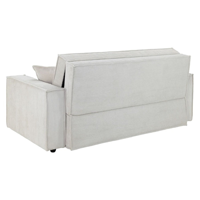 Cassia Beige 3 Seater Sofabed with Storage