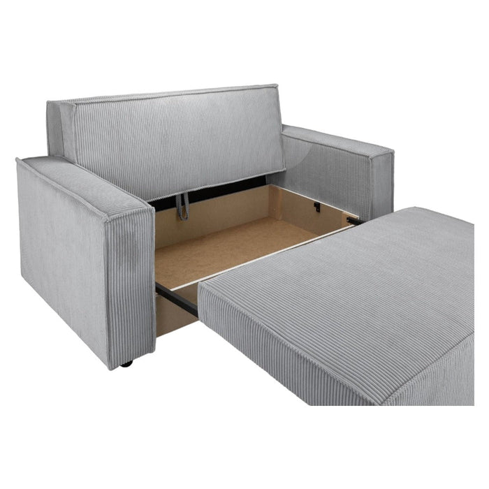 Cassia Grey 2 Seater Sofabed with Storage