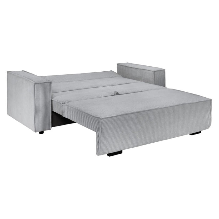 Cassia Grey 3 Seater Sofabed with Storage