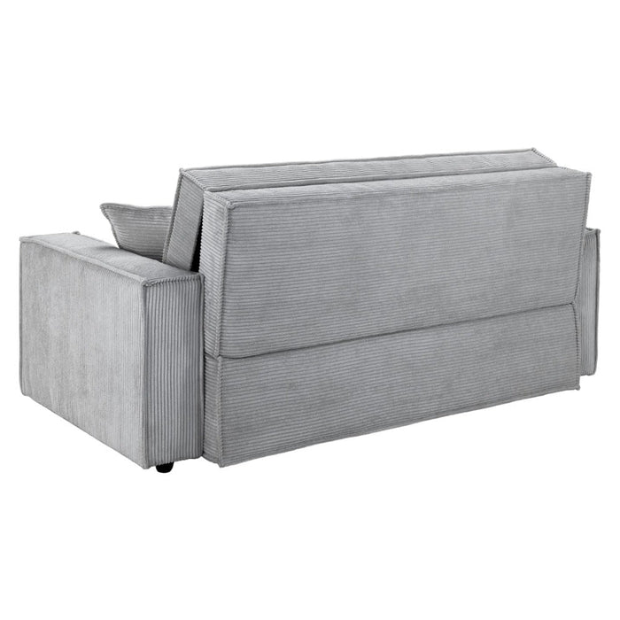 Cassia Grey 3 Seater Sofabed with Storage