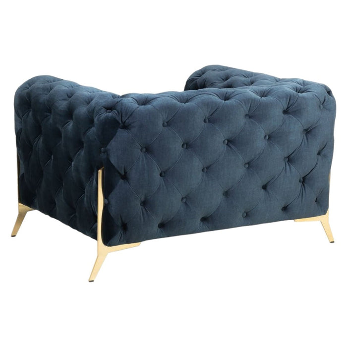 Chelsea Chesterfield Deep Ocean Armchair