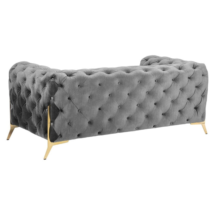 Chelsea Chesterfield Grey 3+2 Seater Sofa