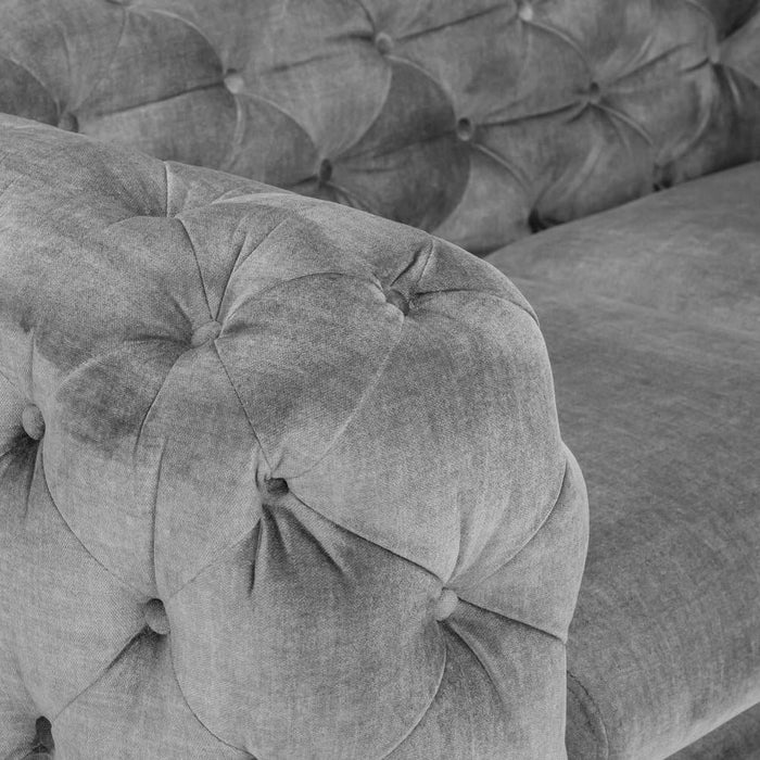 Chelsea Chesterfield Grey 3+2 Seater Sofa