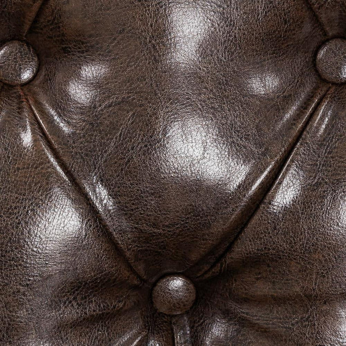Chesterfield Antique Brown 3+2 Seater Sofa