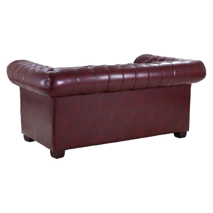 Chesterfield Oxblood Red 2 Seater Sofa