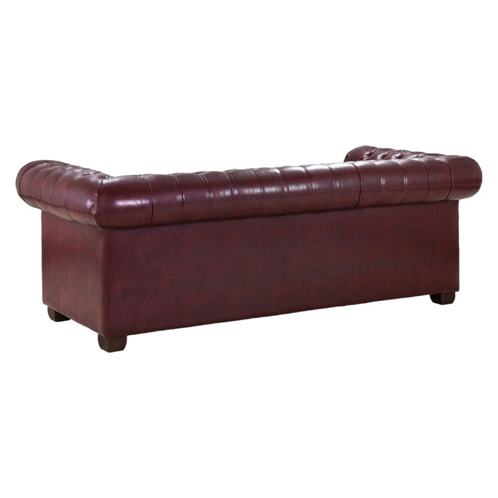 Chesterfield Oxblood Red 3 Seater Sofa
