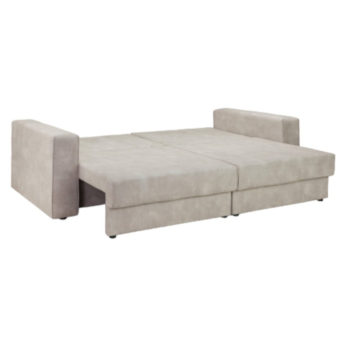 Clover Beige 4 Seater Sofabed with Storage