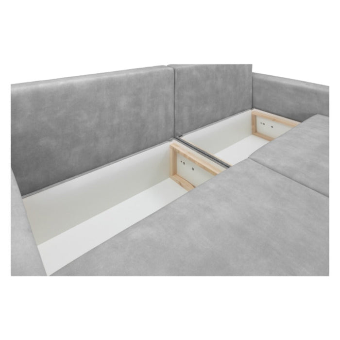 Clover Grey 4 Seater Sofabed with Storage