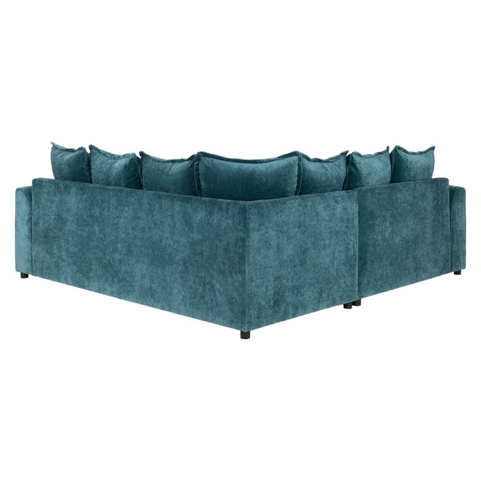Colbee Teal Large Corner Sofa