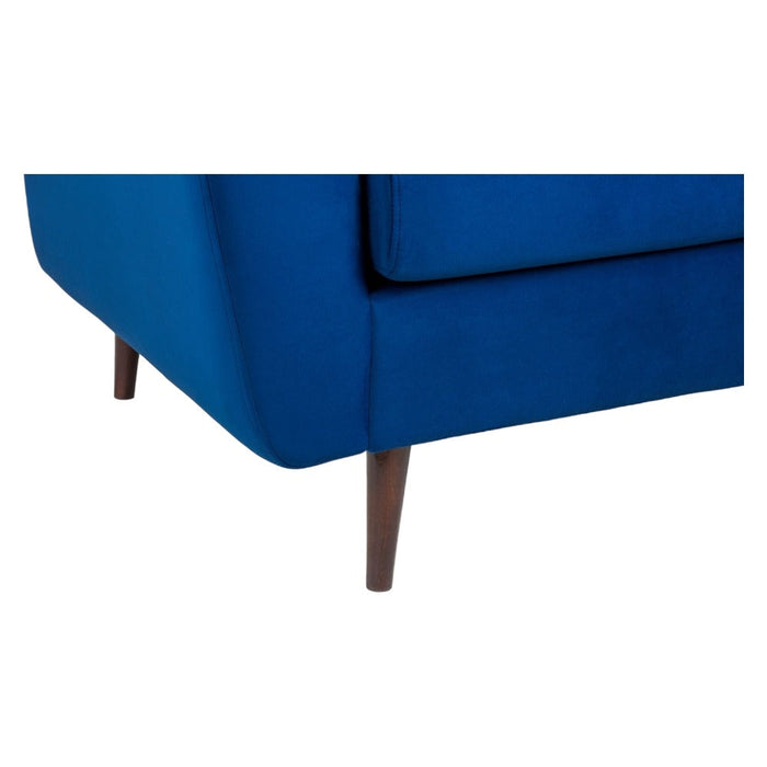 Halston Plush Blue 2 Seater Sofa