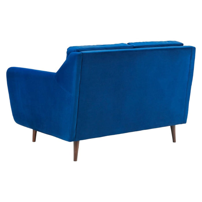 Halston Plush Blue 2 Seater Sofa