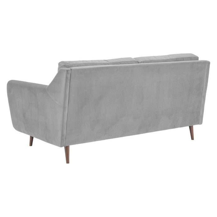 Halston Plush Grey 3 Seater Sofa