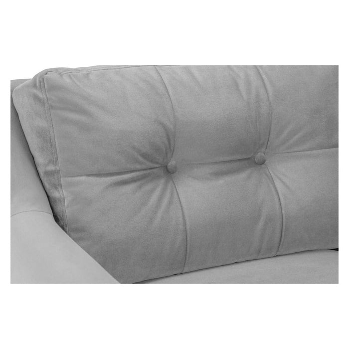 Halston Plush Grey Right Hand Facing Corner Sofa