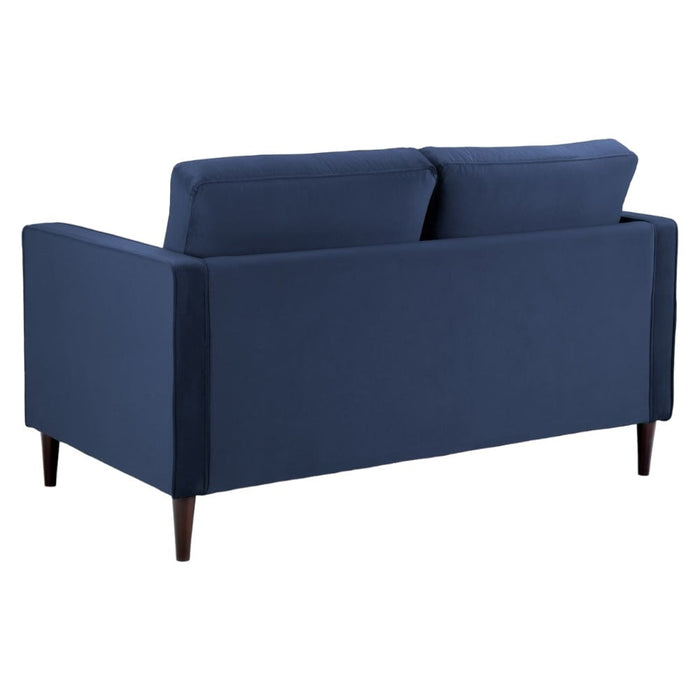 Harper Plush Blue 2 Seater Sofa