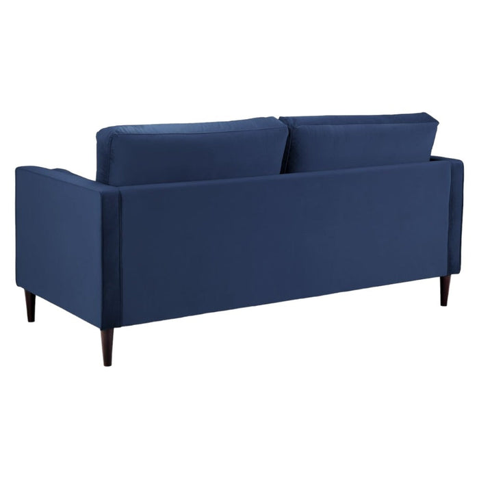 Harper Plush Blue 3 Seater Sofa