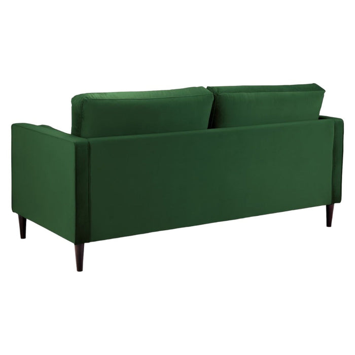 Harper Plush Green 3 Seater Sofa