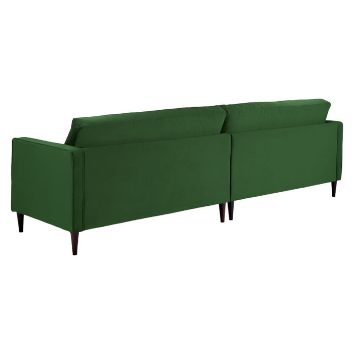 Harper Plush Green 4 Seater Sofa