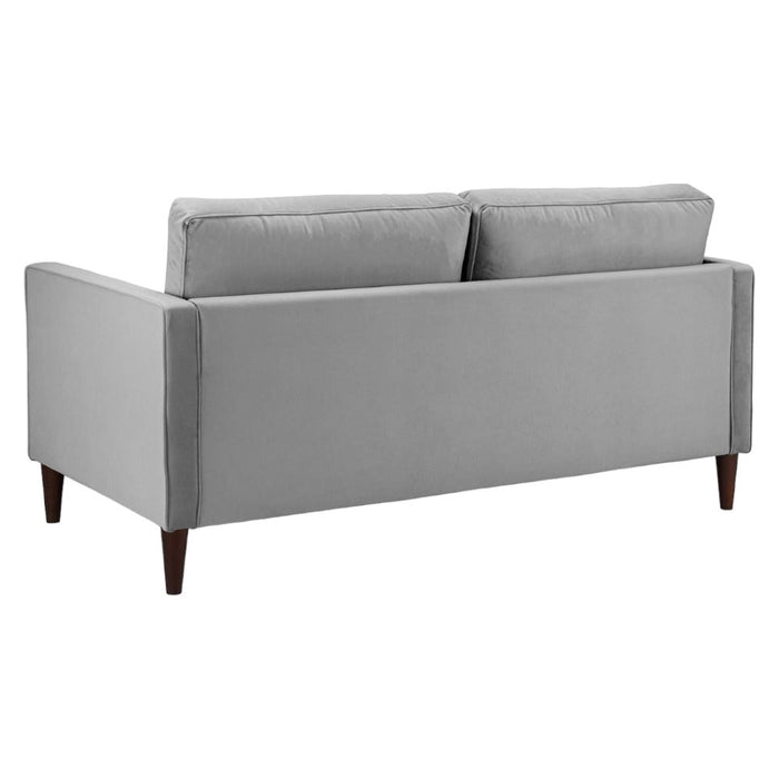 Harper Plush Grey 3 Seater Sofa